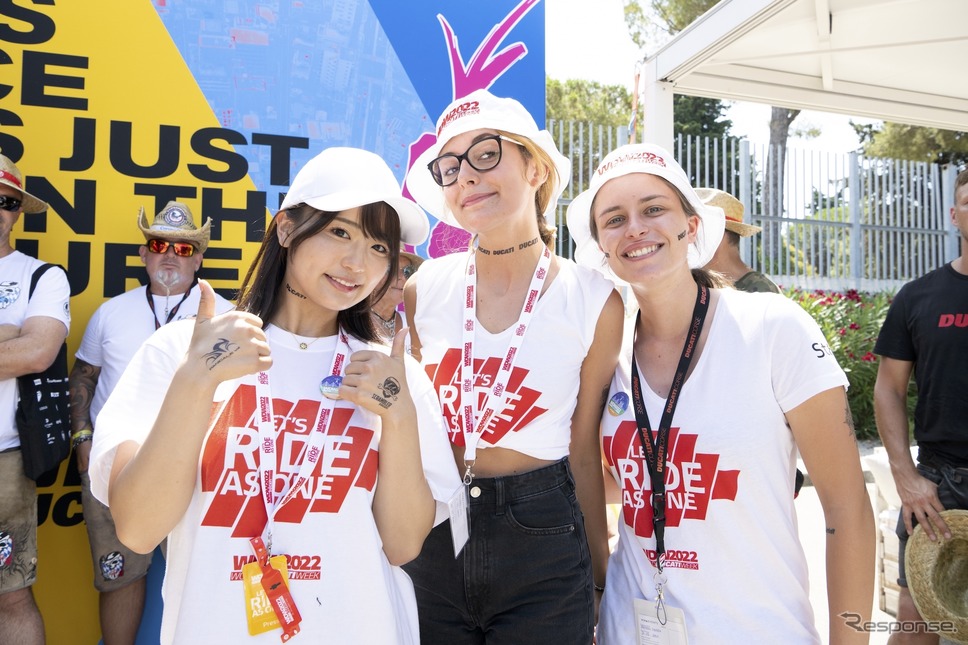 World Ducati Week 2022(ワールド・ドゥカティ・ウィーク)/ 平嶋夏海さん《写真撮影 土屋勇人》