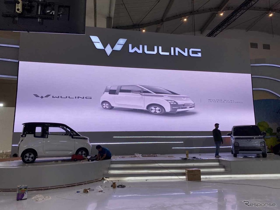 ウーリンがメインで出展するのは小型EV?かもしれない