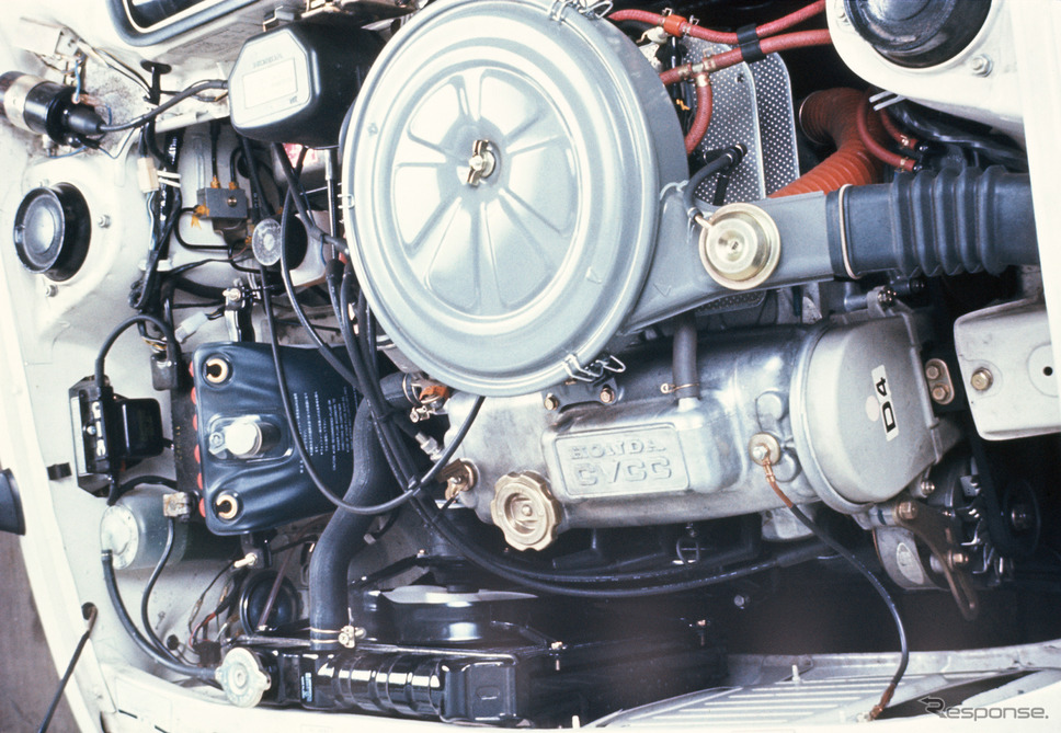 1.5L CVCCエンジン（ホンダ シビック 初代）《写真提供 本田技研工業》