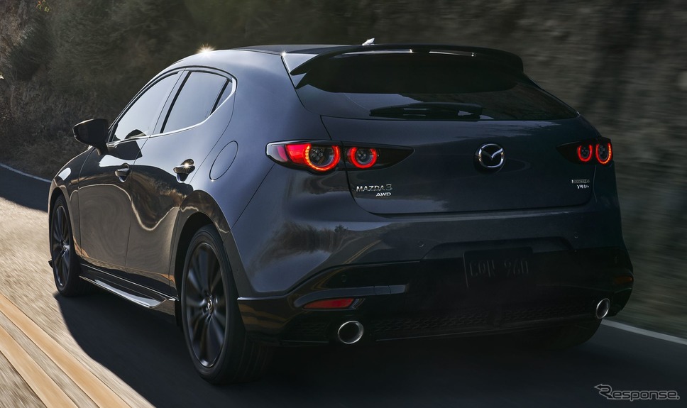 マツダ3 の2.5ターボ(米国仕様)《photo by Mazda》