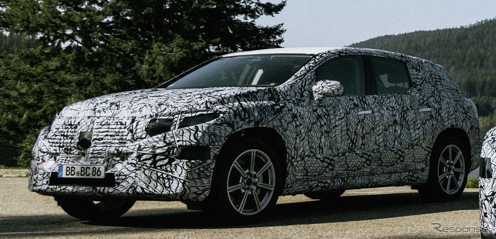 メルセデスベンツ EQE SUV のプロトタイプ《photo by Mercedes-Benz》