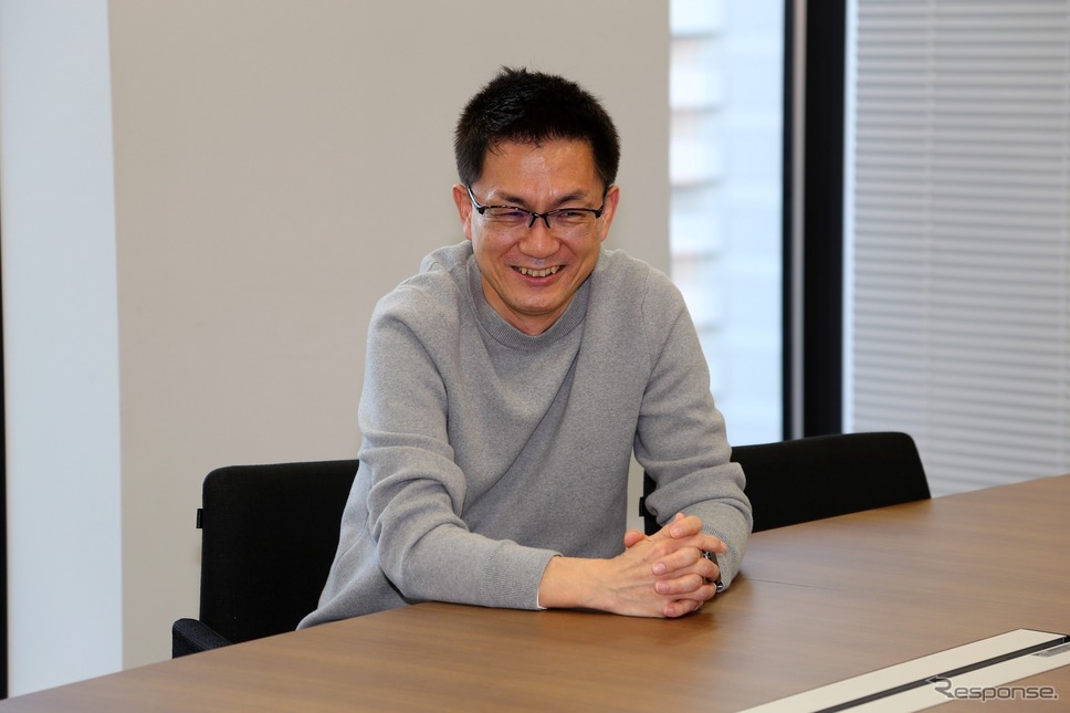 ヒョンデモビリティジャパンマーケティングチームシニアプロダクトスペシャリストの佐藤健さん《写真撮影 内田俊一》