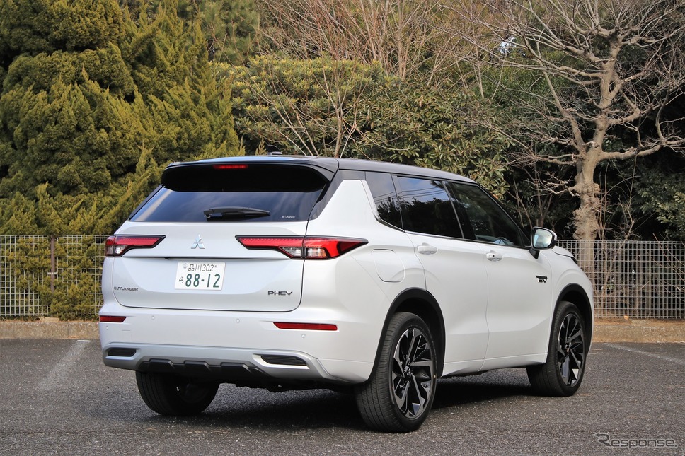 三菱 アウトランダーPHEV《写真撮影 内田俊一》