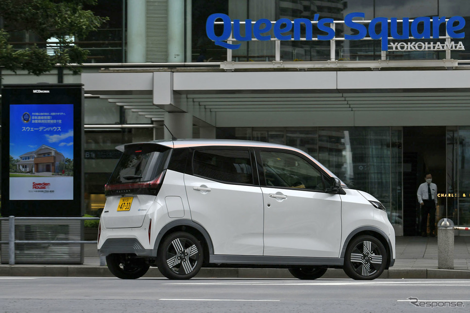 軽乗用車の例:日産サクラ《写真撮影 中野英幸》