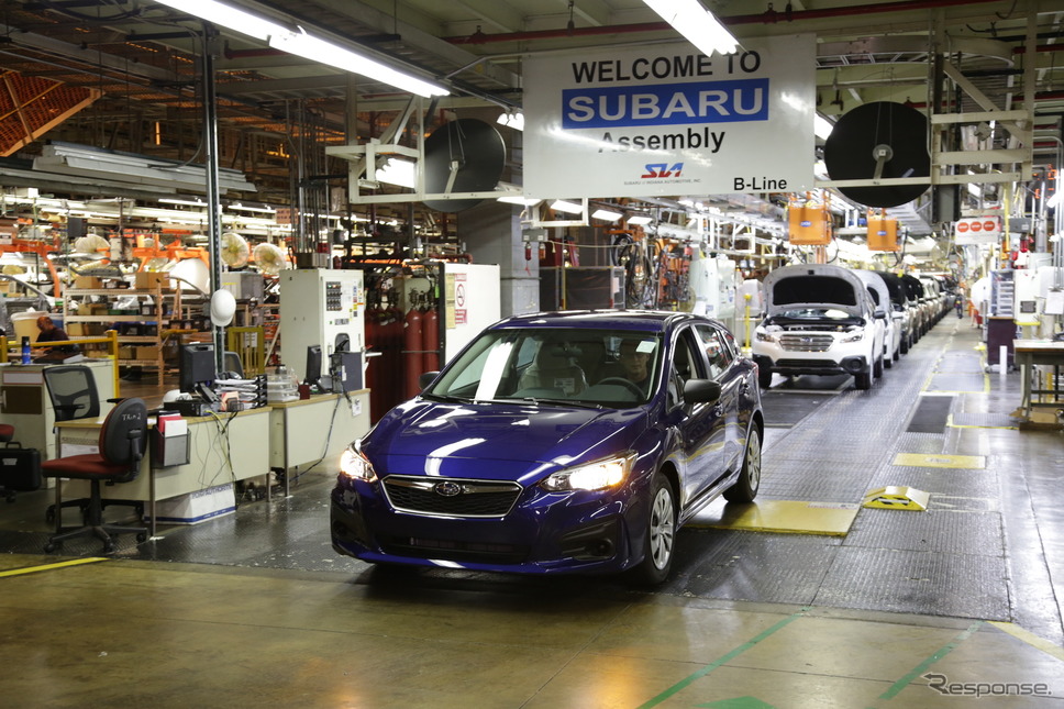 最初のアメリカ製インプレッサ(2017年)《photo by SUBARU》