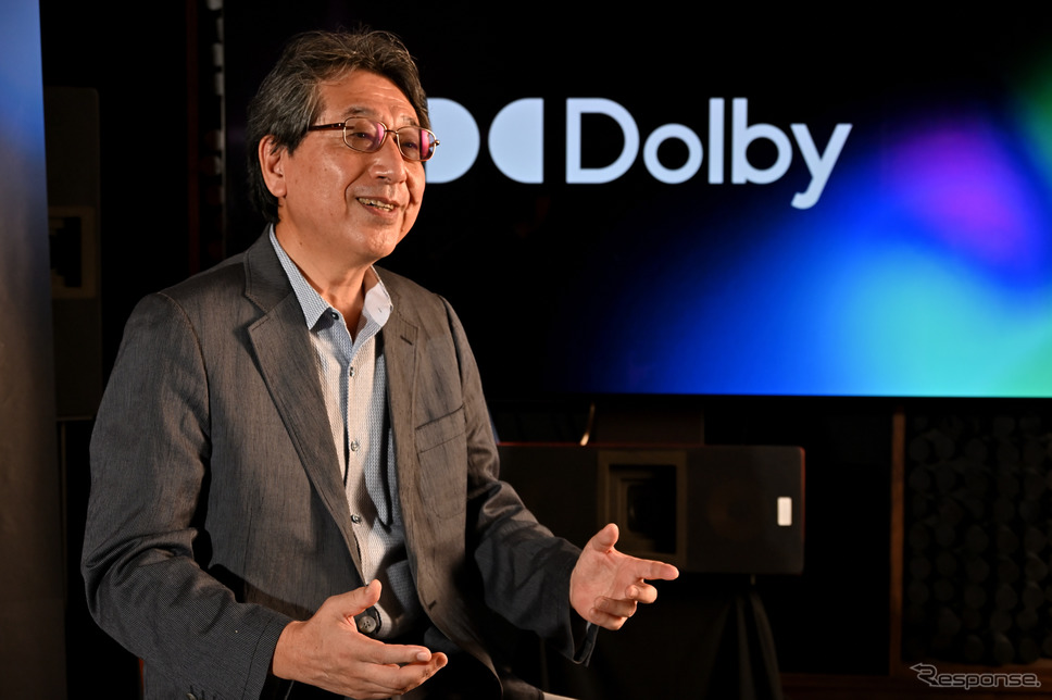 ドルビージャパン大沢幸弘社長《写真撮影 雪岡直樹》