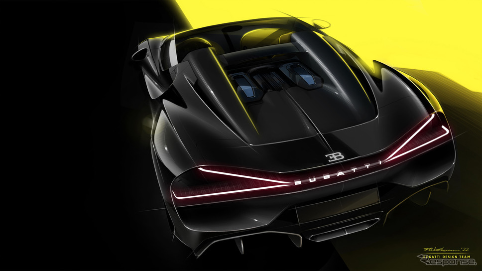 ブガッティのロードスター「ミストラル」《photo by Bugatti》