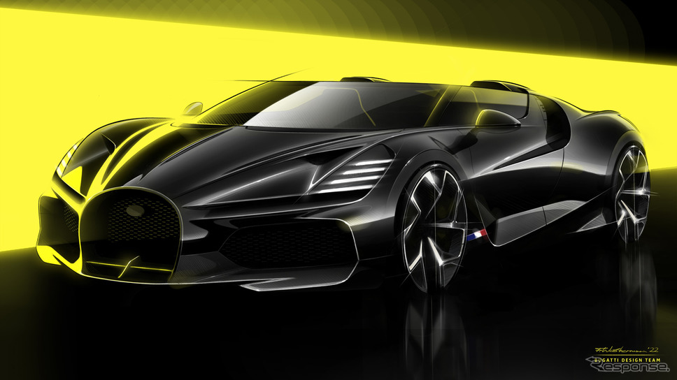 ブガッティのロードスター「ミストラル」《photo by Bugatti》