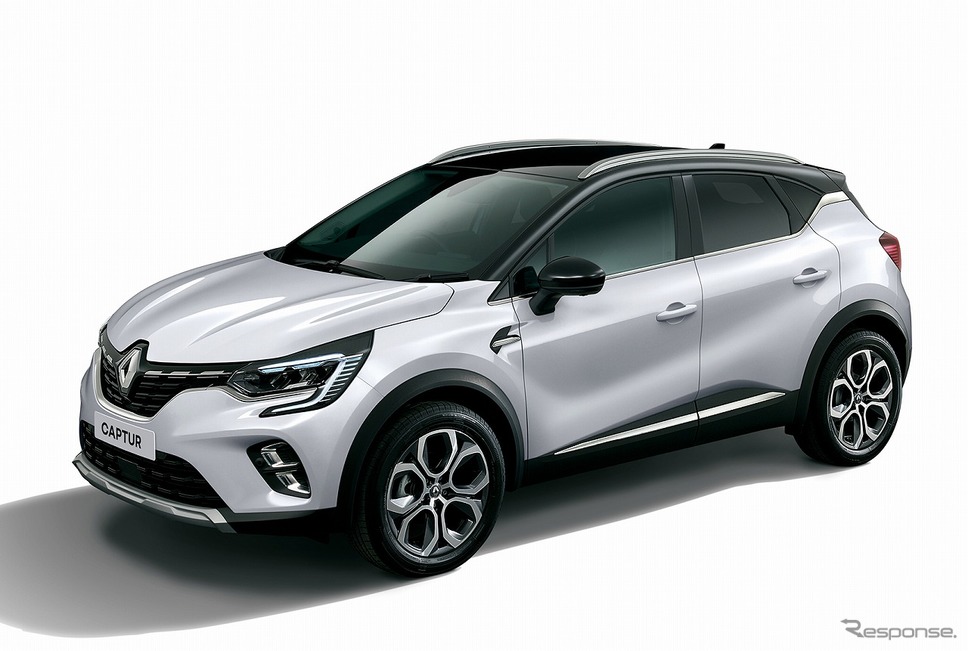 ルノー キャプチャー E-TECH HYBRID(ブラン ナクレM×ノワール エトワールM)《写真提供 ルノー・ジャポン》