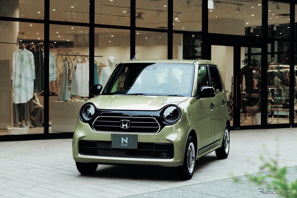 ホンダN-ONE Original STYLE+ URBAN、ガーデングリーン・メタリック《写真提供 ホンダ》