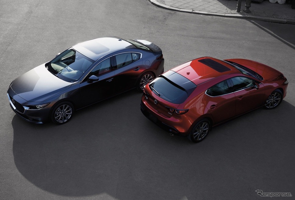 マツダ 3 の2023年モデル(米国仕様)《photo by Mazda》