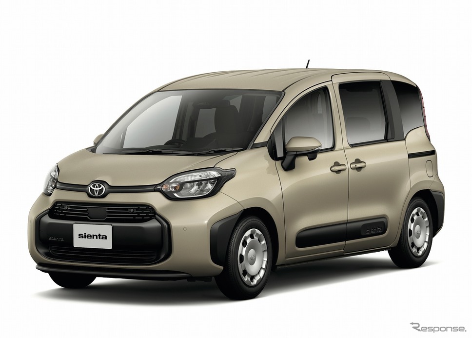 トヨタ・シエンタG(ガソリン・5人乗り、ベージュ)《写真提供 トヨタ自動車》