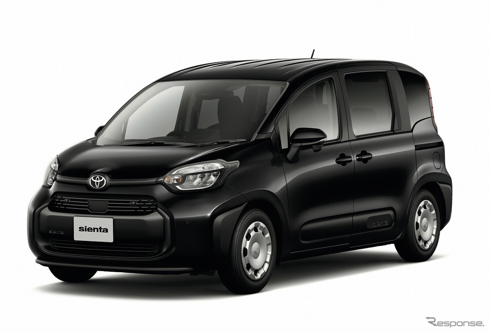 トヨタ・シエンタX(ハイブリッド・2WD・5人乗り、ブラック)《写真提供 トヨタ自動車》