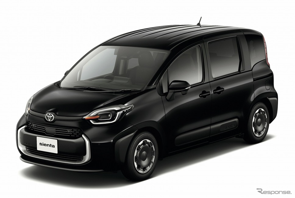トヨタ・シエンタ:ブラック《写真提供 トヨタ自動車》