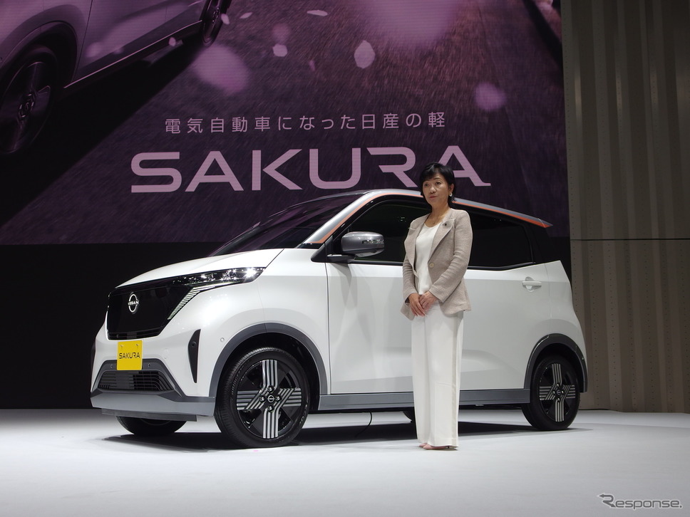 日産自動車の星野朝子執行役副社長《写真撮影 高木啓》