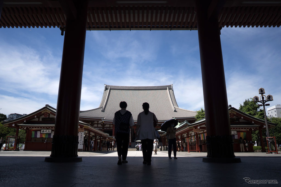 東京・浅草寺《hoto by Tomohiro Ohsumi/Getty Images News/ゲッティイメージズ》
