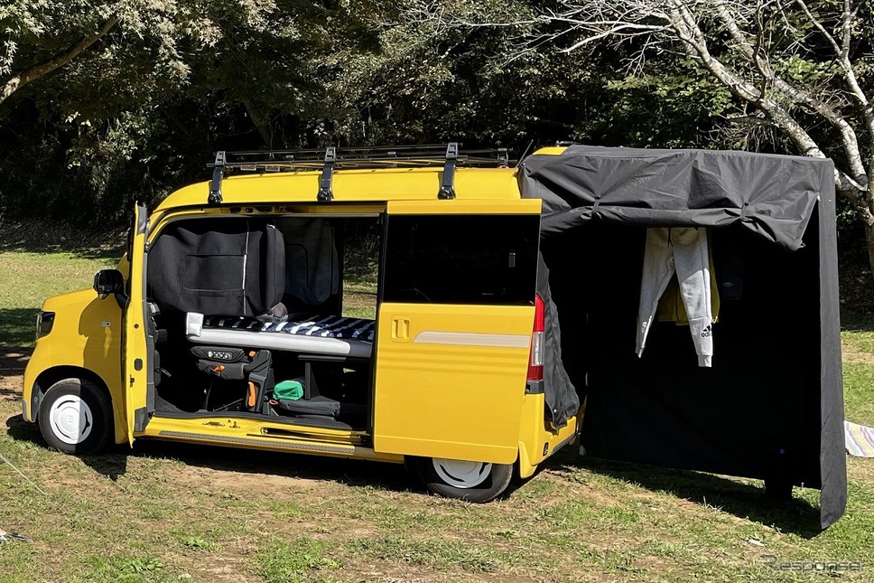 ホンダ N-VAN 車中泊仕様(純正アクセサリー装着車)《写真提供 ホンダアクセス》