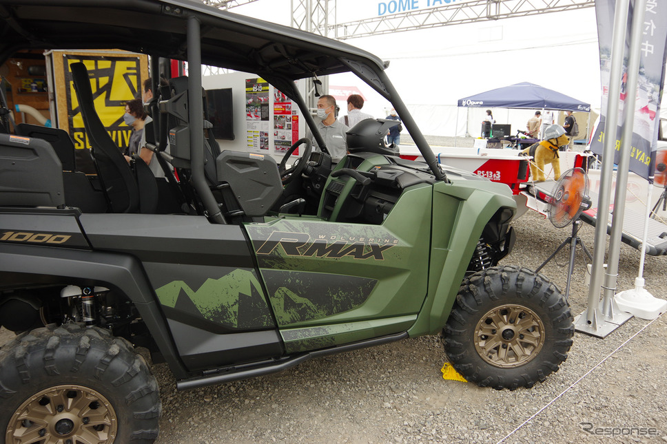 ヤマハの四輪バギー「ウルヴァリン RMAX4」（RESCUE EXPO in 立川）《写真撮影 宮崎壮人》