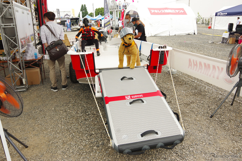 洪水・水難救助艇の「RS-13」（RESCUE EXPO in 立川）《写真撮影 宮崎壮人》
