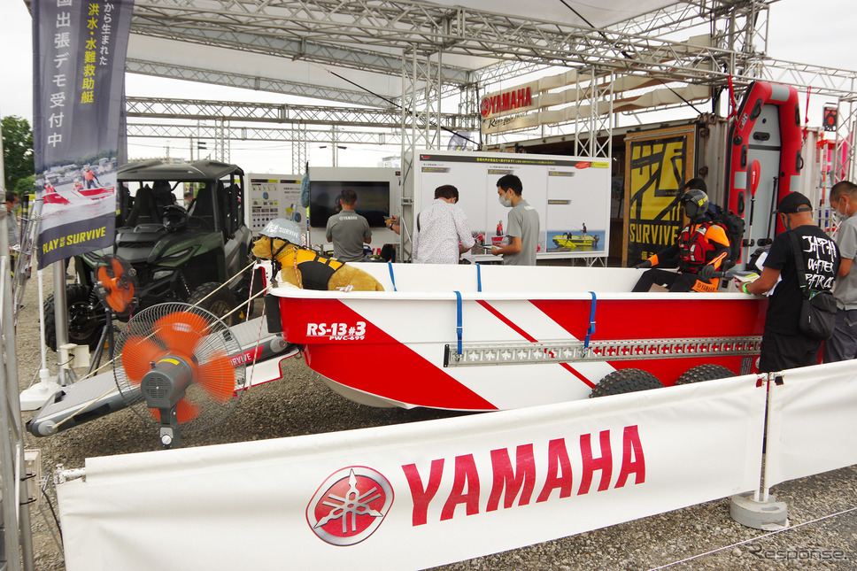 洪水・水難救助艇の「RS-13」（RESCUE EXPO in 立川）《写真撮影 宮崎壮人》