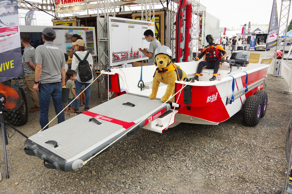 洪水・水難救助艇の「RS-13」（RESCUE EXPO in 立川）《写真撮影 宮崎壮人》