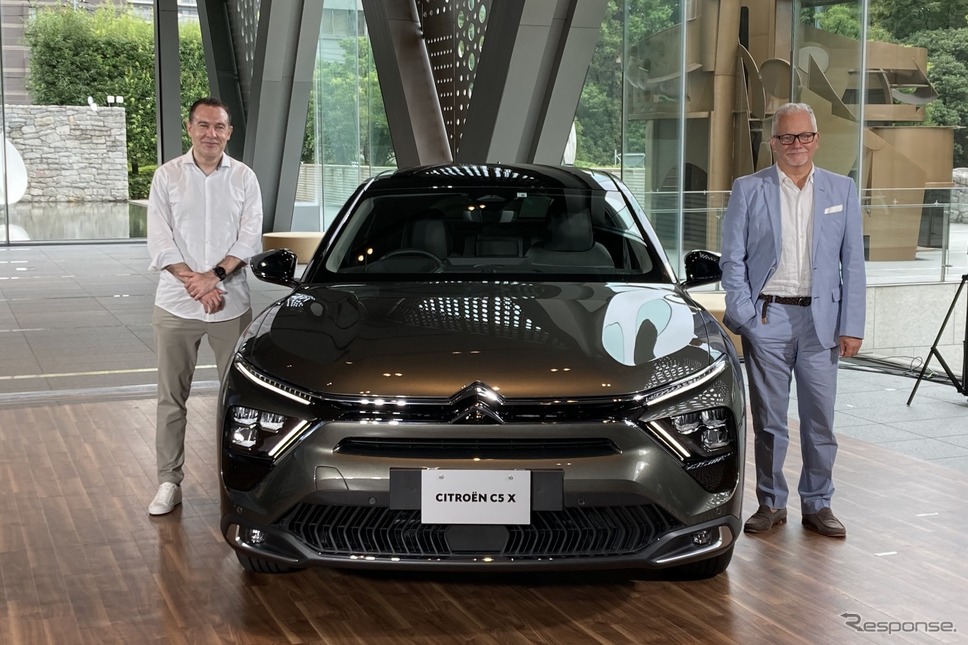 シトロエン C5 X 日本発表《写真撮影 高木啓》