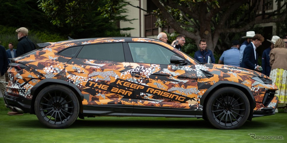 ランボルギーニ・ウルス・ペルフォルマンテ のパイクスピークのSUV新記録車両(ペブルビーチ2022)《photo by Lamborghini》