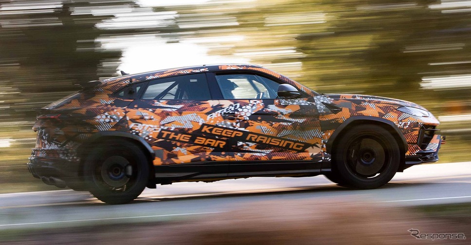 ランボルギーニ・ウルス・ペルフォルマンテ のパイクスピークのSUV新記録車両《photo by Lamborghini》