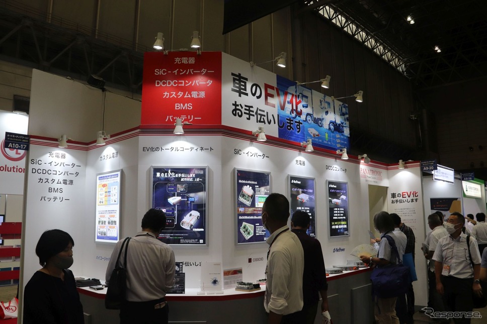 日本パナトロニックのブース《写真撮影 中尾真二》