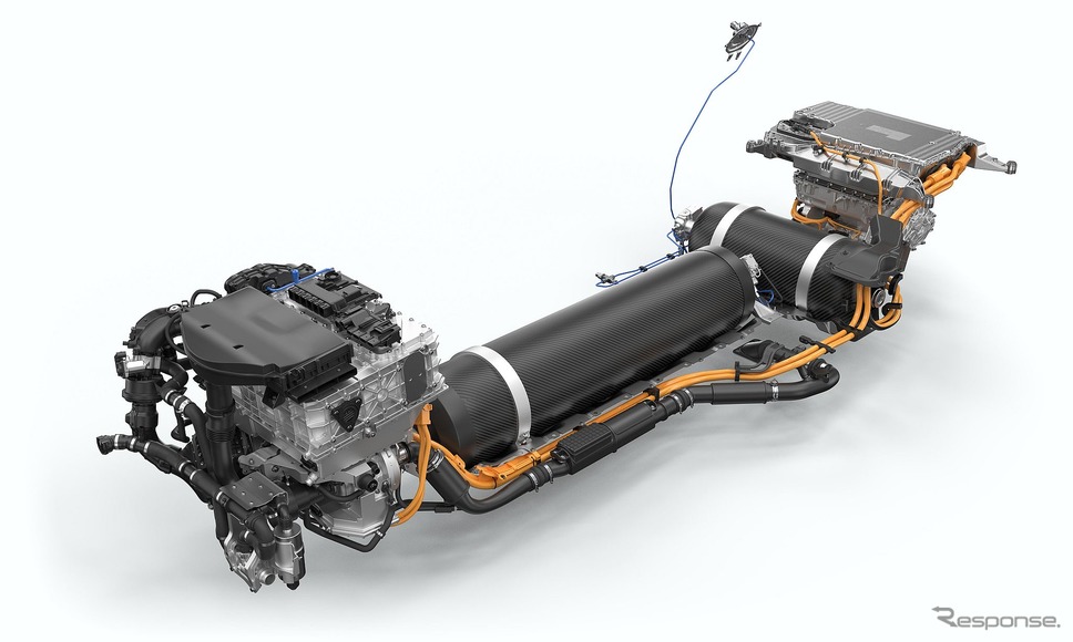 BMWの燃料電池パワートレイン《photo by BMW》
