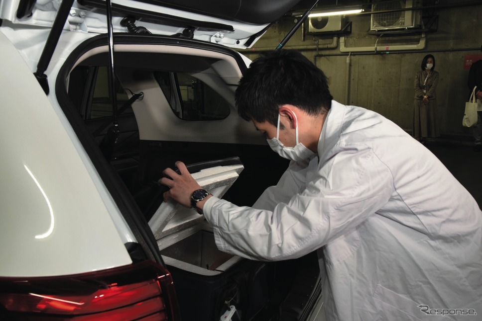DENDOコミュニティサポートプログラム：東京都港区へ貸与したワクチン接種支援車両《写真提供 三菱自動車》