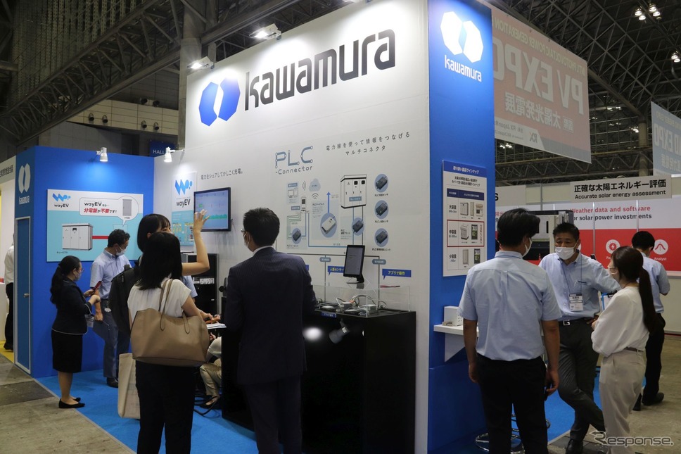 河村電器産業(脱炭素経営EXPO 2022 / スマートエネルギーWeek 2022)《写真撮影 中尾真二》