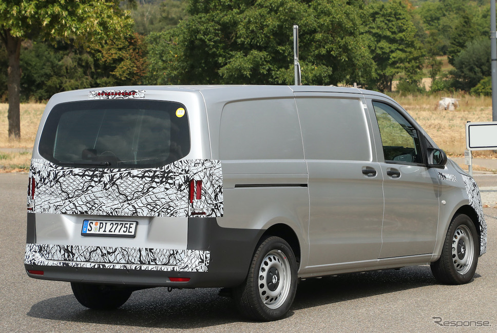 メルセデスベンツ Vito(ヴィート)改良新型プロトタイプ(スクープ写真)《APOLLO NEWS SERVICE》