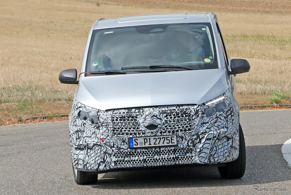 メルセデスベンツ Vito(ヴィート)改良新型プロトタイプ(スクープ写真)《APOLLO NEWS SERVICE》