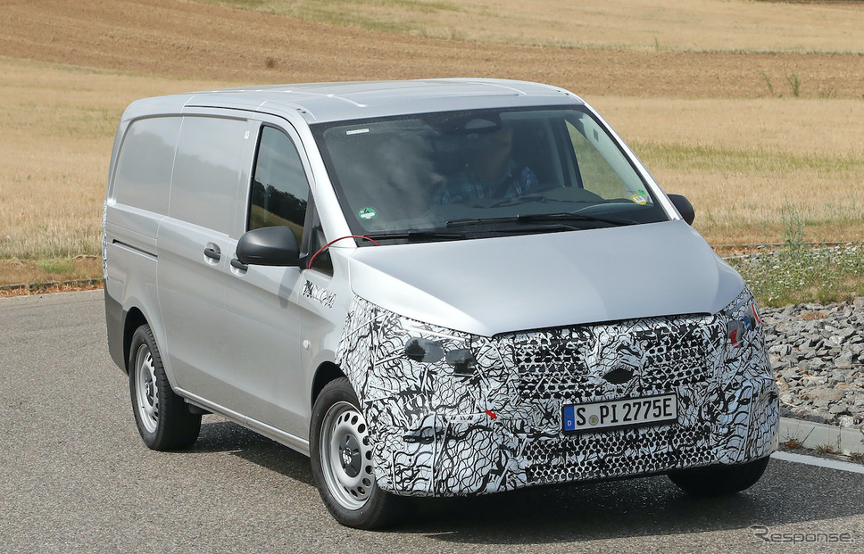 メルセデスベンツ Vito(ヴィート)改良新型プロトタイプ(スクープ写真)《APOLLO NEWS SERVICE》