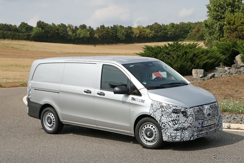 メルセデスベンツ Vito(ヴィート)改良新型プロトタイプ(スクープ写真)《APOLLO NEWS SERVICE》