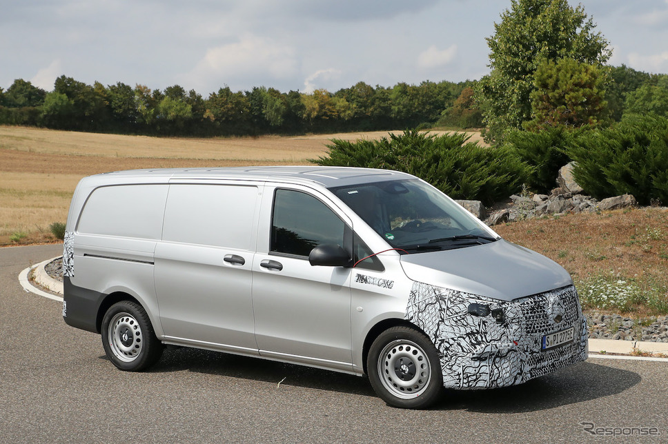 メルセデスベンツ Vito(ヴィート)改良新型プロトタイプ(スクープ写真)《APOLLO NEWS SERVICE》