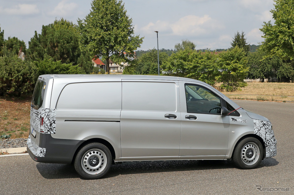 メルセデスベンツ Vito(ヴィート)改良新型プロトタイプ(スクープ写真)《APOLLO NEWS SERVICE》