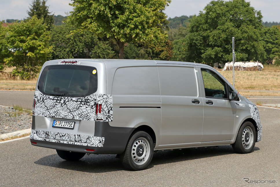 メルセデスベンツ Vito(ヴィート)改良新型プロトタイプ(スクープ写真)《APOLLO NEWS SERVICE》