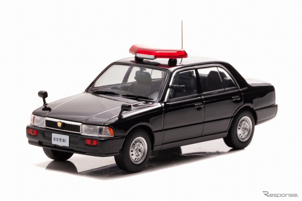 日産 クルー 1998 皇宮警察警備車両（1/43スケールモデル）《写真提供 ヒコセブン》