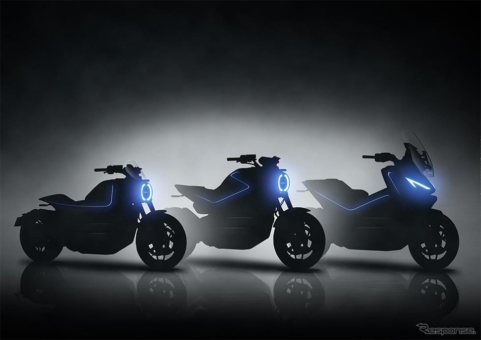ホンダ二輪事業の取り組み:大型FUN EVモデルのイメージ《画像提供 ホンダ》