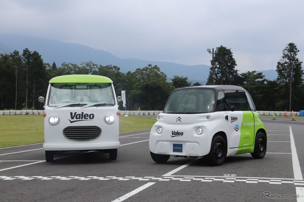 ヴァレオジャパンの48V低電圧ソリューション《撮影 中尾真二》
