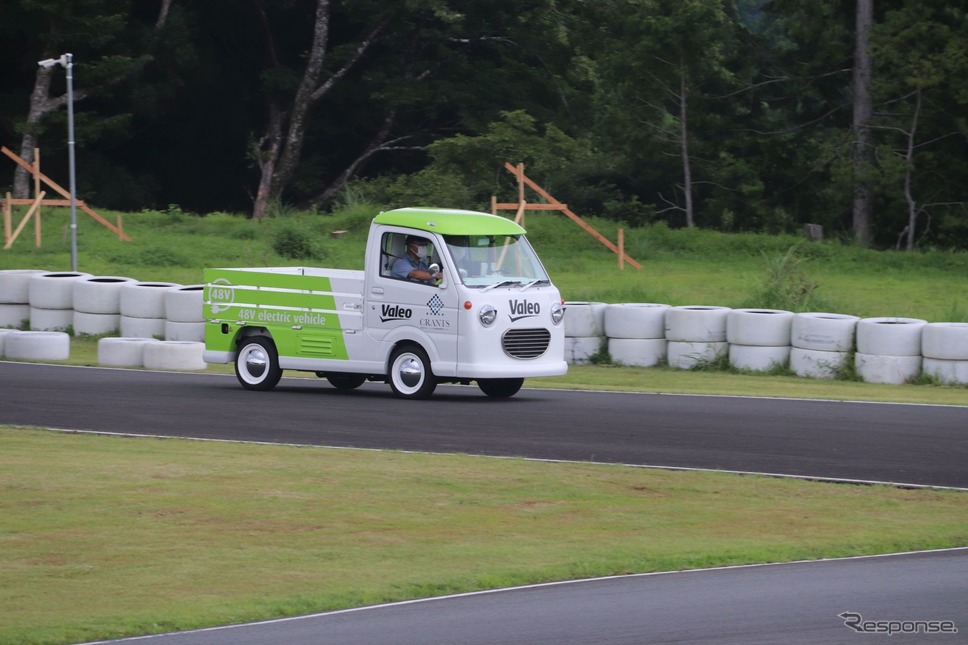 ヴァレオジャパンの48V低電圧ソリューション《撮影 中尾真二》