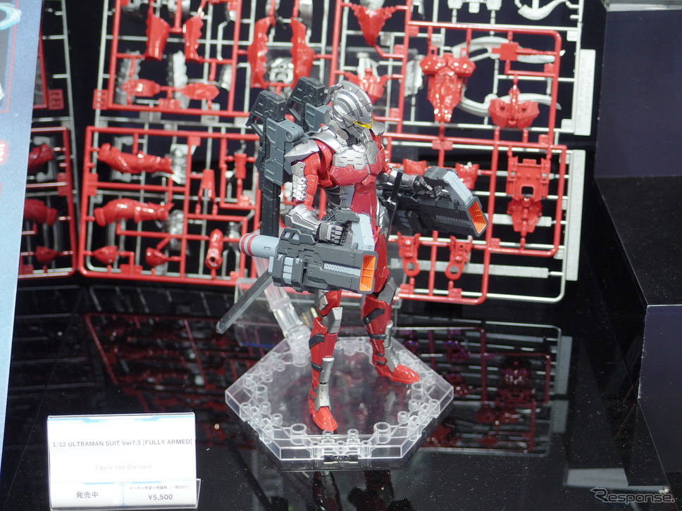バンダイスピリッツ:1/12 ウルトラマンスーツ Ver 7.3(全日本模型ホビーショー2019)《写真撮影 高木啓》
