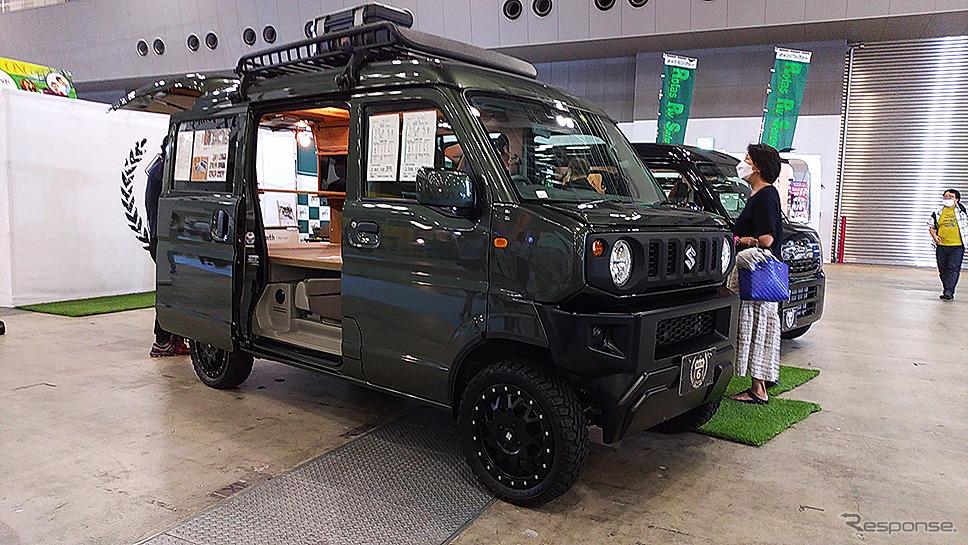 ルートシックス「ウォームス ジムリイ」(東京キャンピングカーショー2022)《写真撮影 大野雅人》