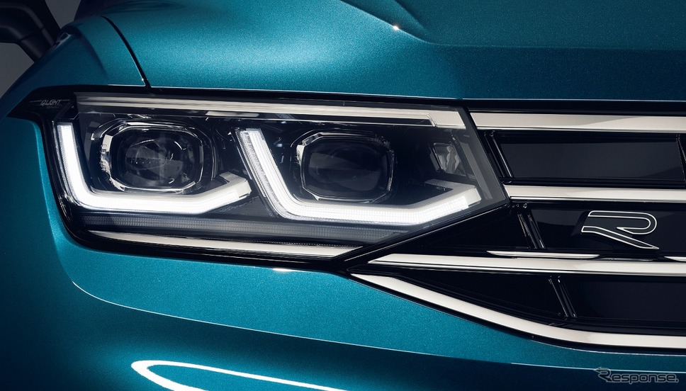 VW ティグアン LEDマトリックスヘッドライト“IQ.LIGHT”（ダイナミックターンインジケーター付）《写真提供 フォルクスワーゲンジャパン》