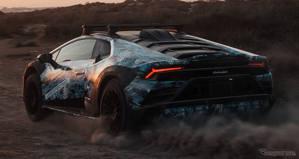 ランボルギーニ・ウラカン のオフロード仕様のプロトタイプ《photo by Lamborghini》