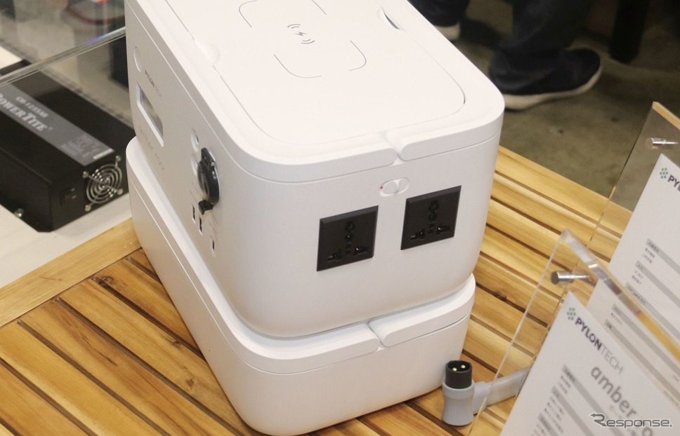 出力はAC100V3Aくらい《写真撮影 中尾真二》