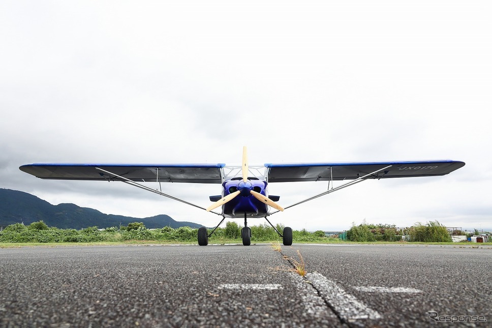 飛行試験に用いた試験機（新明和工業にて調達・組立）《写真提供 ヤマハ発動機/新明和工業》