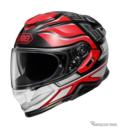 SHOEI GT-エアーII NOTCH(レッド/ブラック)《写真提供 SHOEI》